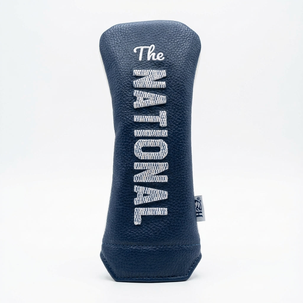 Premium White & Navy Headcovers - Driver, Woods, Hybrids (Coming