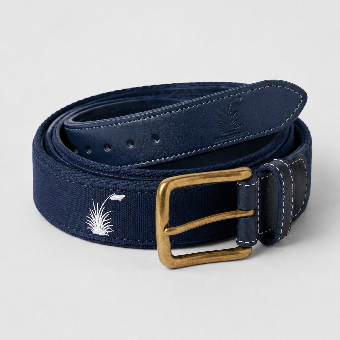 Marki Logo Belt - Navy