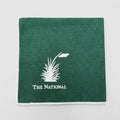 Large Aqua Lock Logo Towel - Green