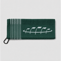 Mini Stripe Towel - The Track - Hunter Green