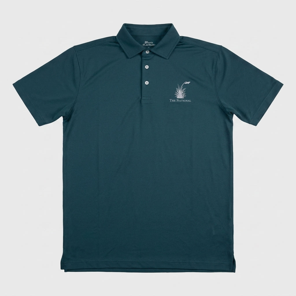 Men's Short Sleeve Polo - Hunter Green