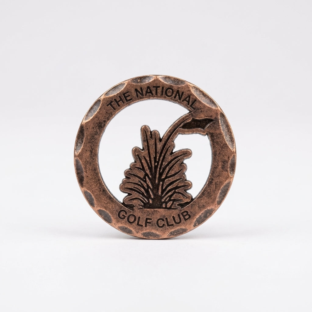 Chiselled Ball Marker - Brass