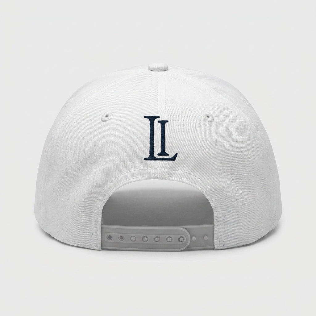 Premium Cotton Cap - White - Long Island