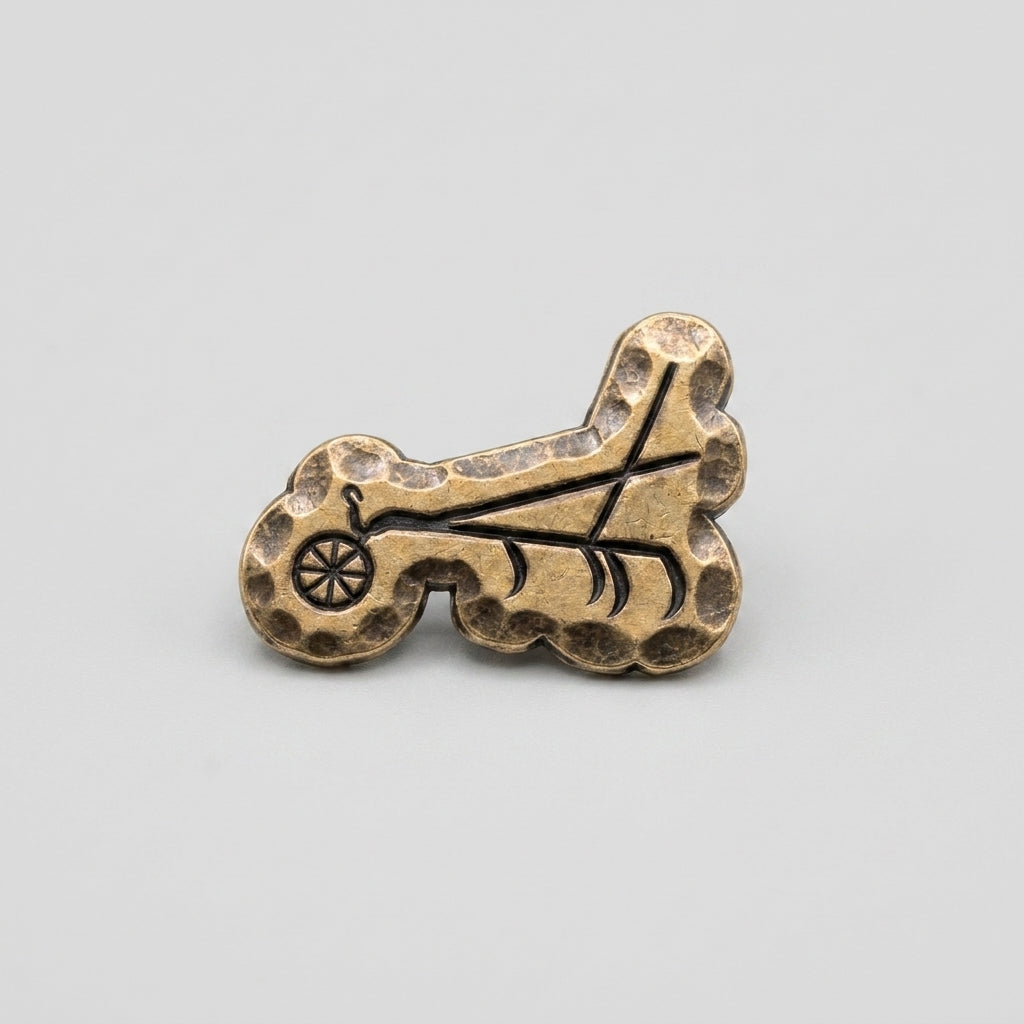 Mini Chiseled Marker - The Farm - Brass