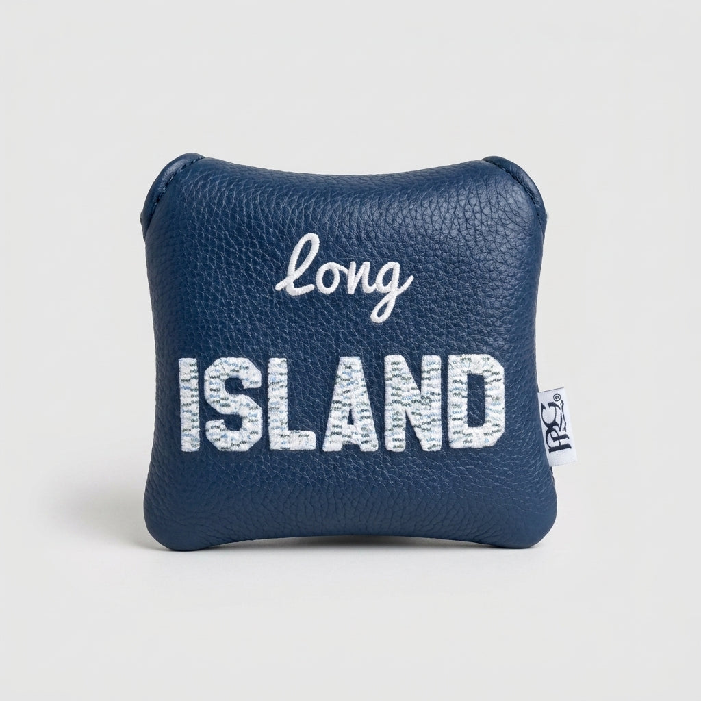 Premium White & Navy Headcovers - Putters (Blade & Mallet) Long Island
