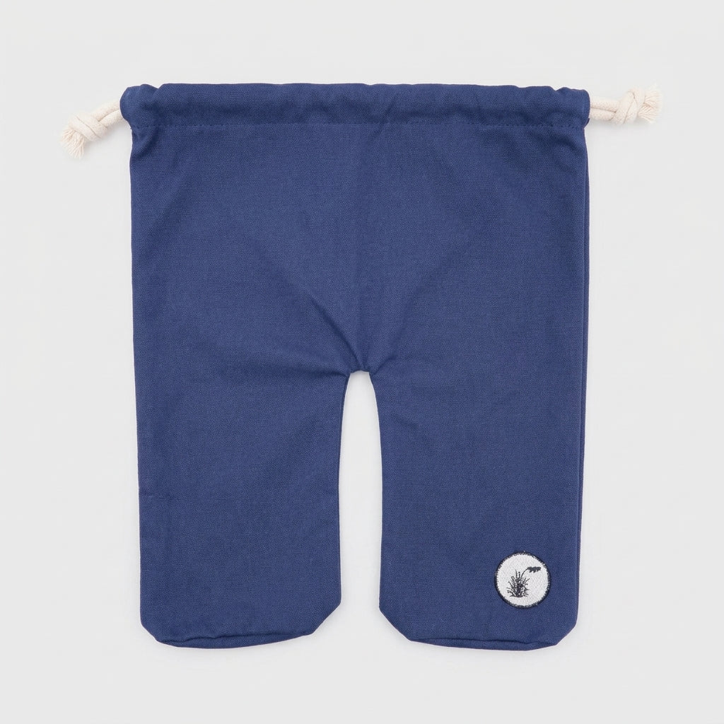Canvas Shoe Bag - Navy