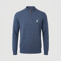 Men's Donald Ross Merino Wool Knit - Steel Blue