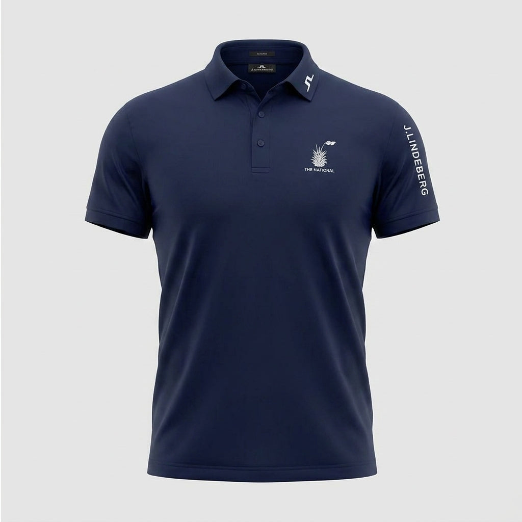 Men's J.Lindeberg Short Sleeve Polo - Navy