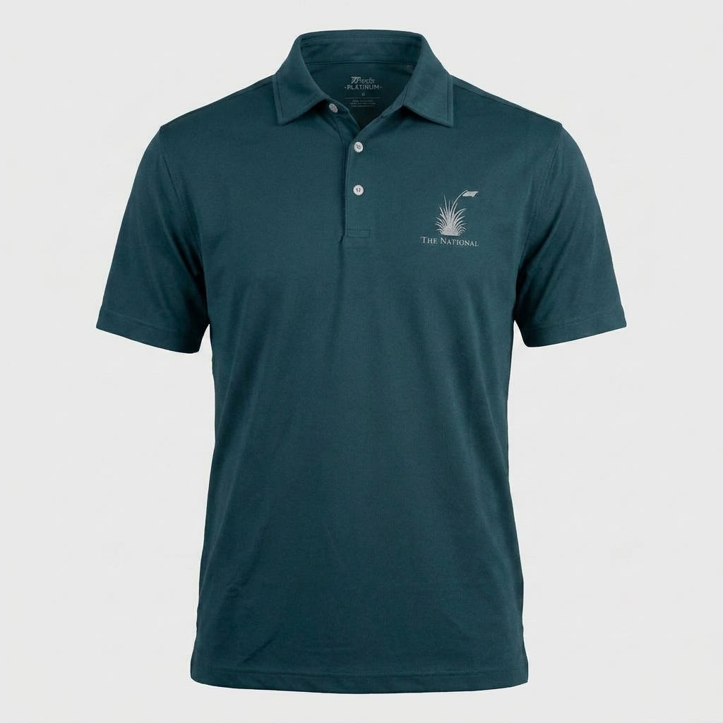 Men's Short Sleeve Polo - Hunter Green