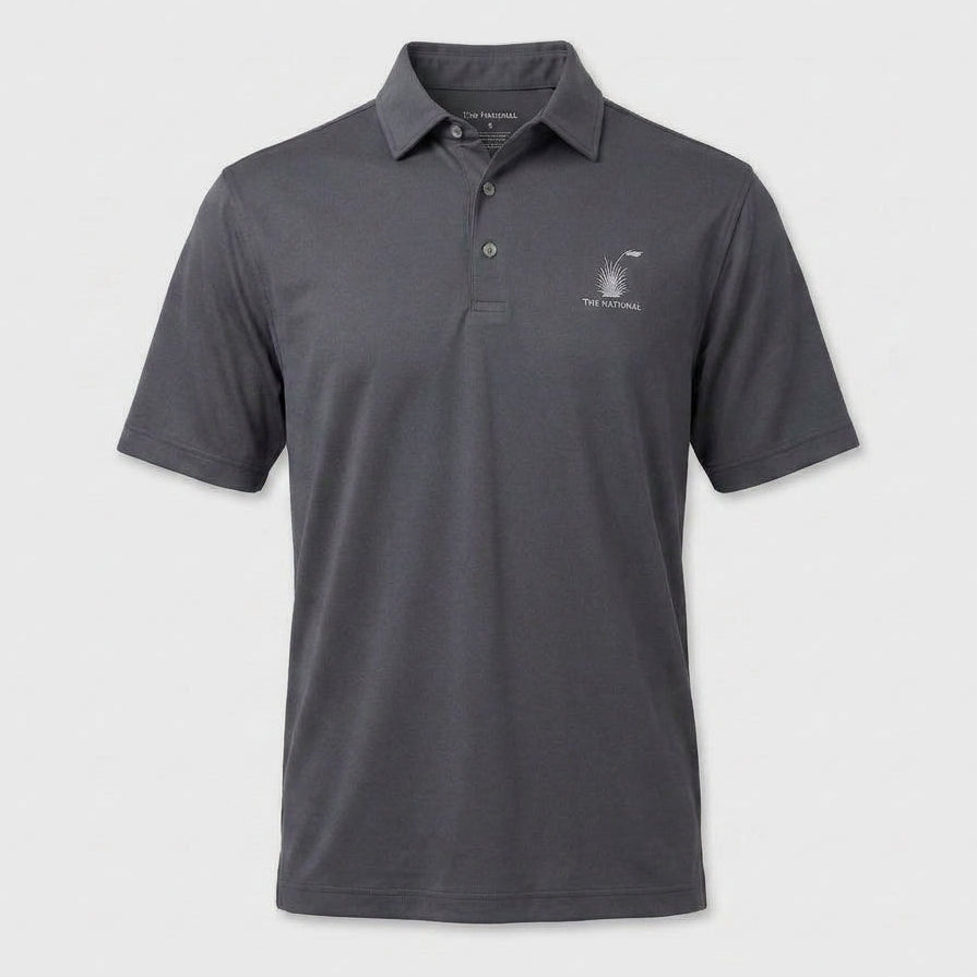 Men's Short Sleeve Polo - Charcoal