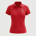 Women's Short Sleeve Polo - Red