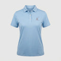 Women's Short Sleeve Polo - Light Blue