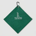 Small Aqua Lock Logo Towel - Green - Long Island