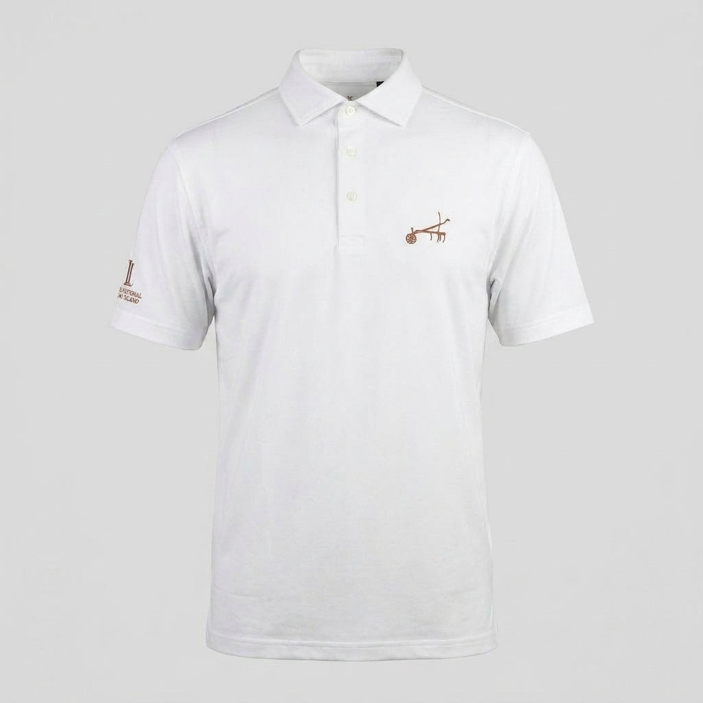 Men's Short Sleeve Polo - White - The Farm