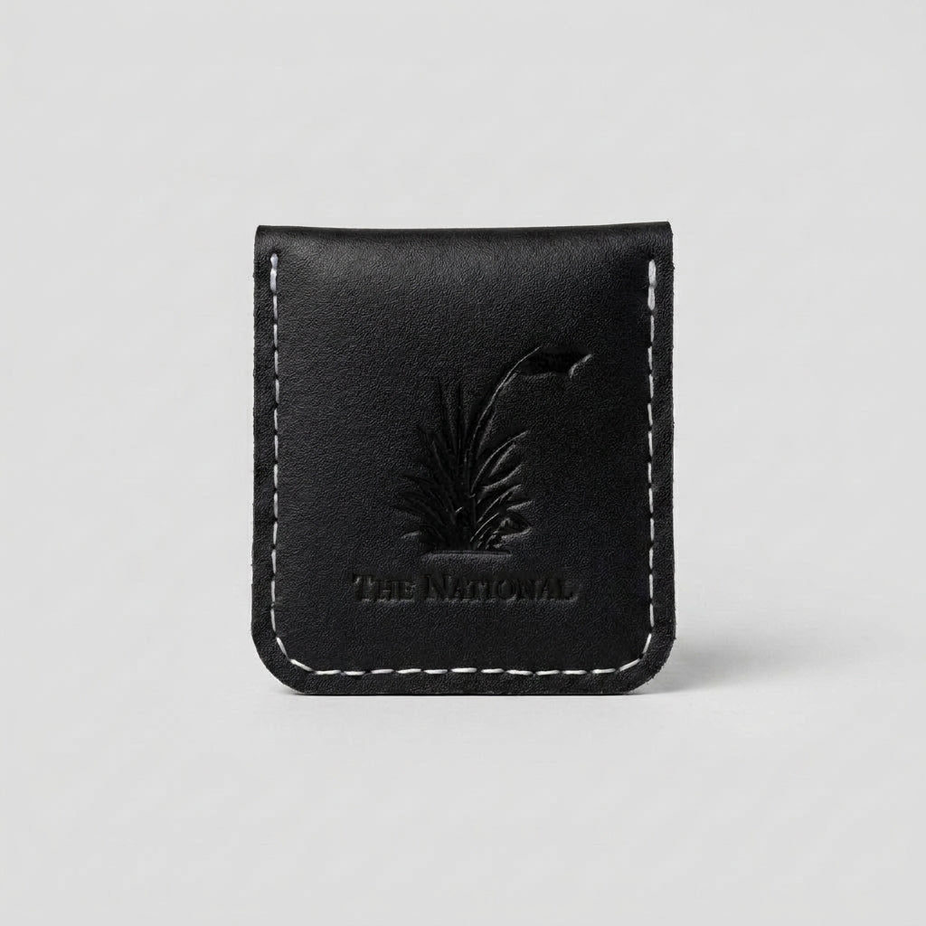 Ball Marker Leather Pocket - Black