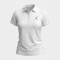 Women's Peter Millar Solid Performance Jersey Polo - White