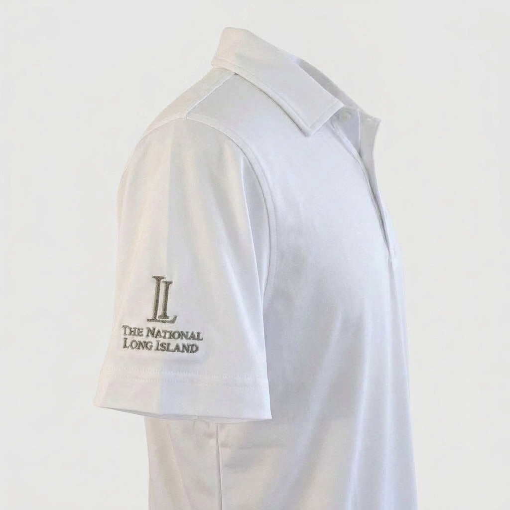 Men's Short Sleeve Polo - White - The Track