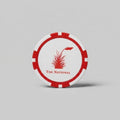 Poker Chip Marker - Red