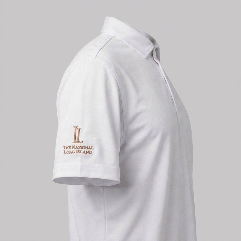 Men's Short Sleeve Polo - White - The Farm