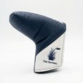 Premium White & Navy Headcovers - Putters (Blade & Mallet)