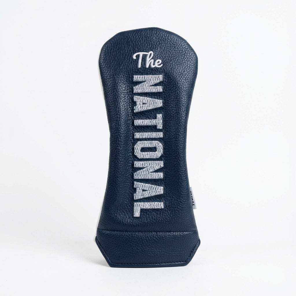 Premium White & Navy Headcovers - Driver, Woods, Hybrids