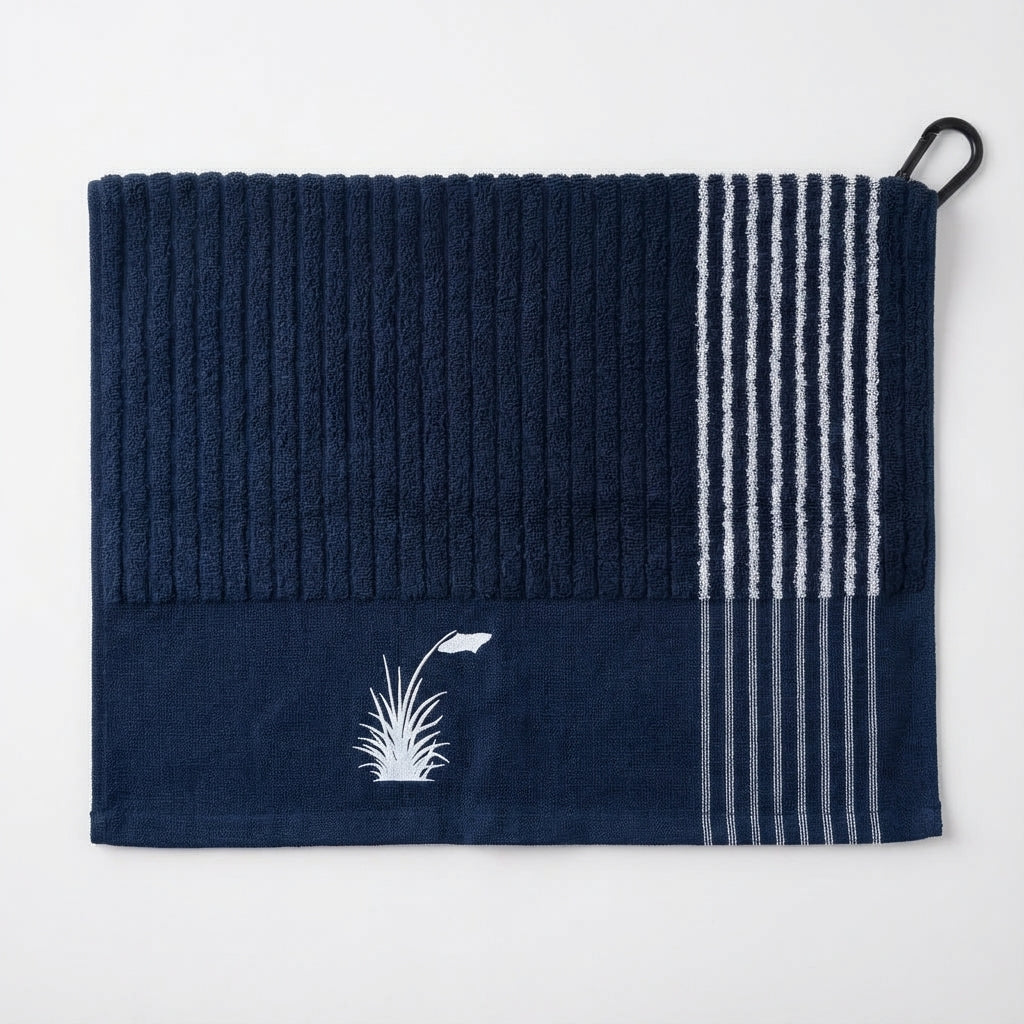 Mini Stripe Towel - Navy