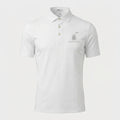 Men's Peter Millar Solid Performance Jersey Polo - White